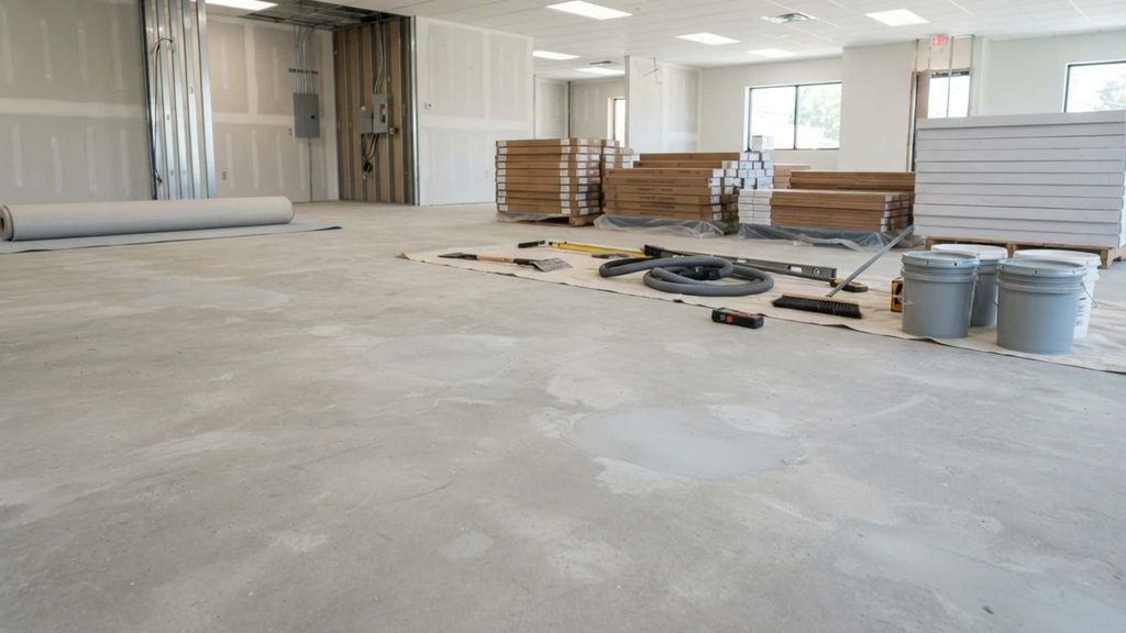 Floor preparation before flooring installation
