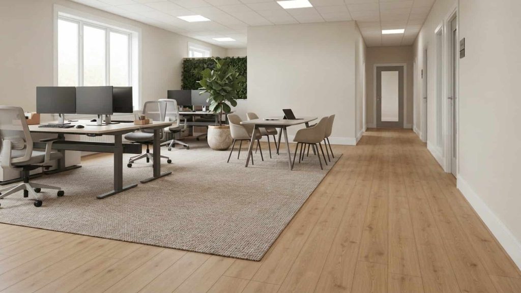 Laminate flooring installation
